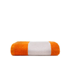 sublimatie handdoek oranje kopen
