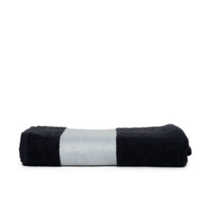 Sublimatie badhanddoek zwart kopen