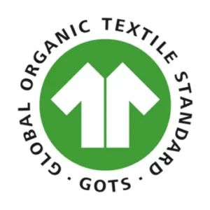 Het Global Organic Textile Standard (GOTS) certificaat garandeert dat textiel is gemaakt van biologisch geteelde vezels, met strikte eisen voor milieuvriendelijke en sociaal verantwoorde productieprocessen.